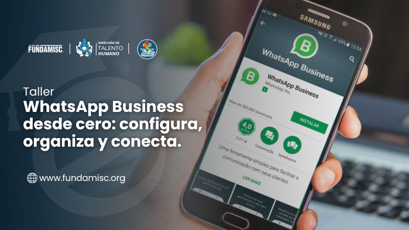 Portada del taller interno WhatsApp Business desde cero