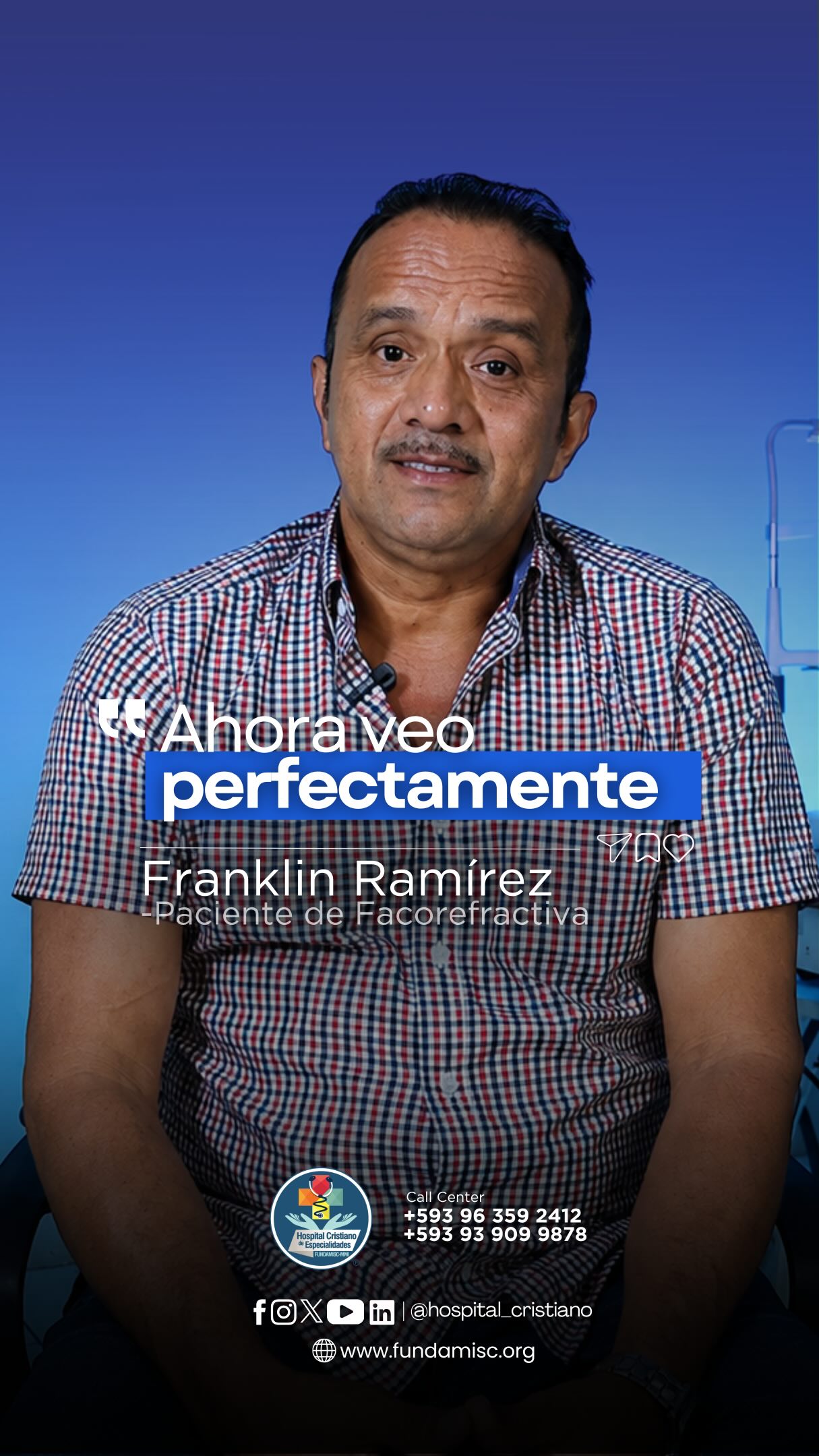 Portada original del testimonio de Franklin Ramírez