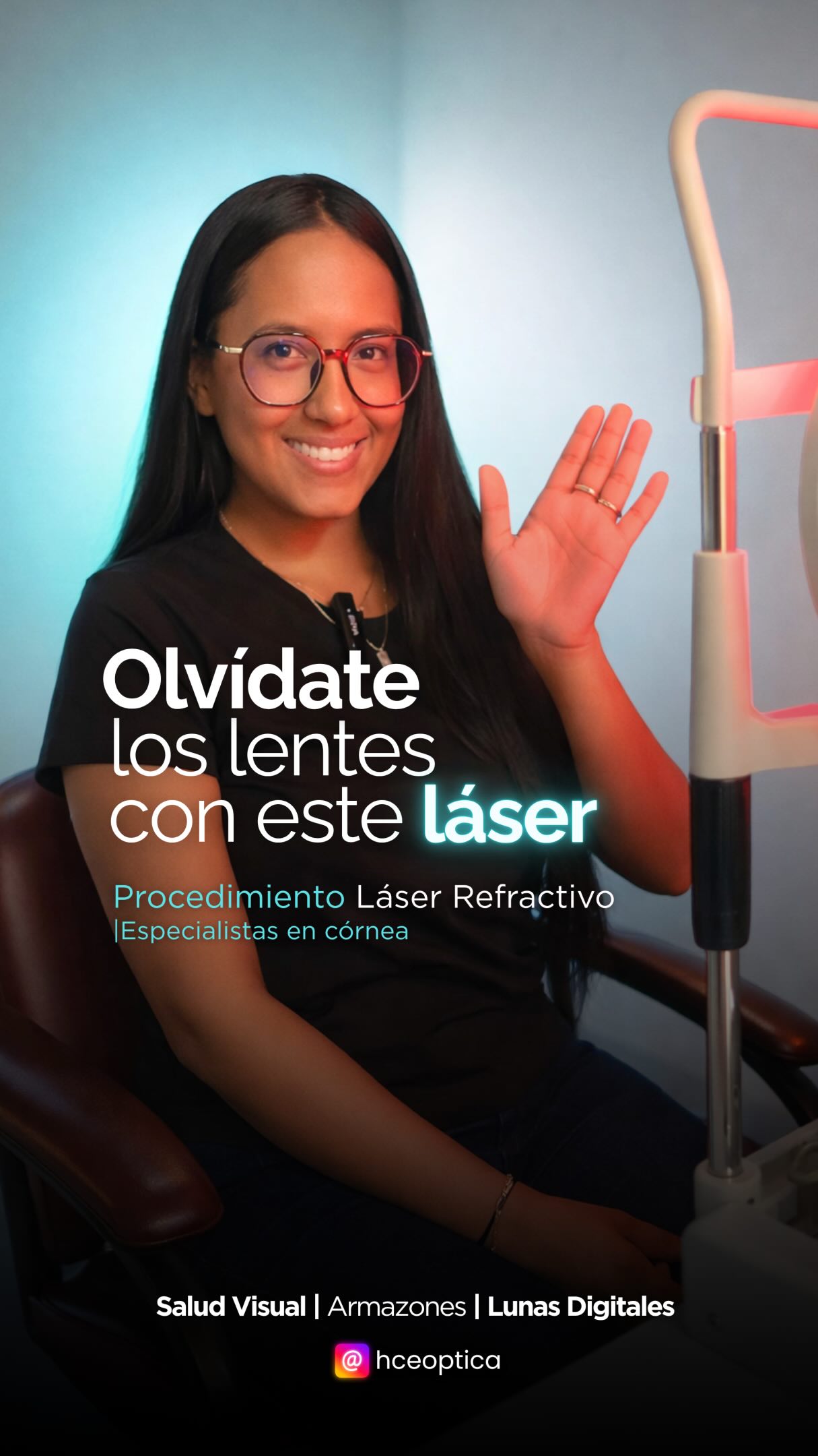 Portada original del reel sobre valoración para láser refractivo